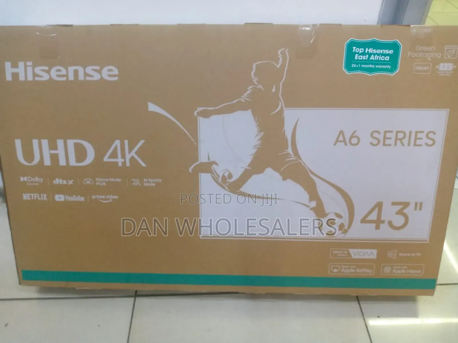Hisense A6 Series Smart Tv – 43” Uhd With Voice Control