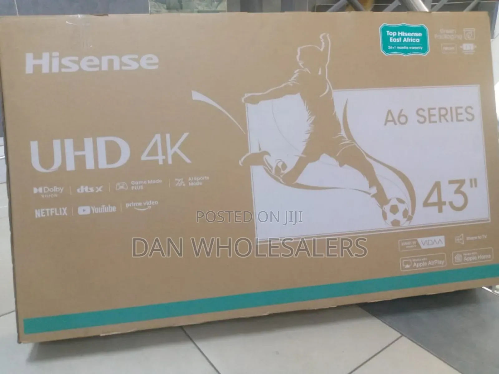 HDR-Enabled Hisense 43” Smart Tv – Wide Color Gamut