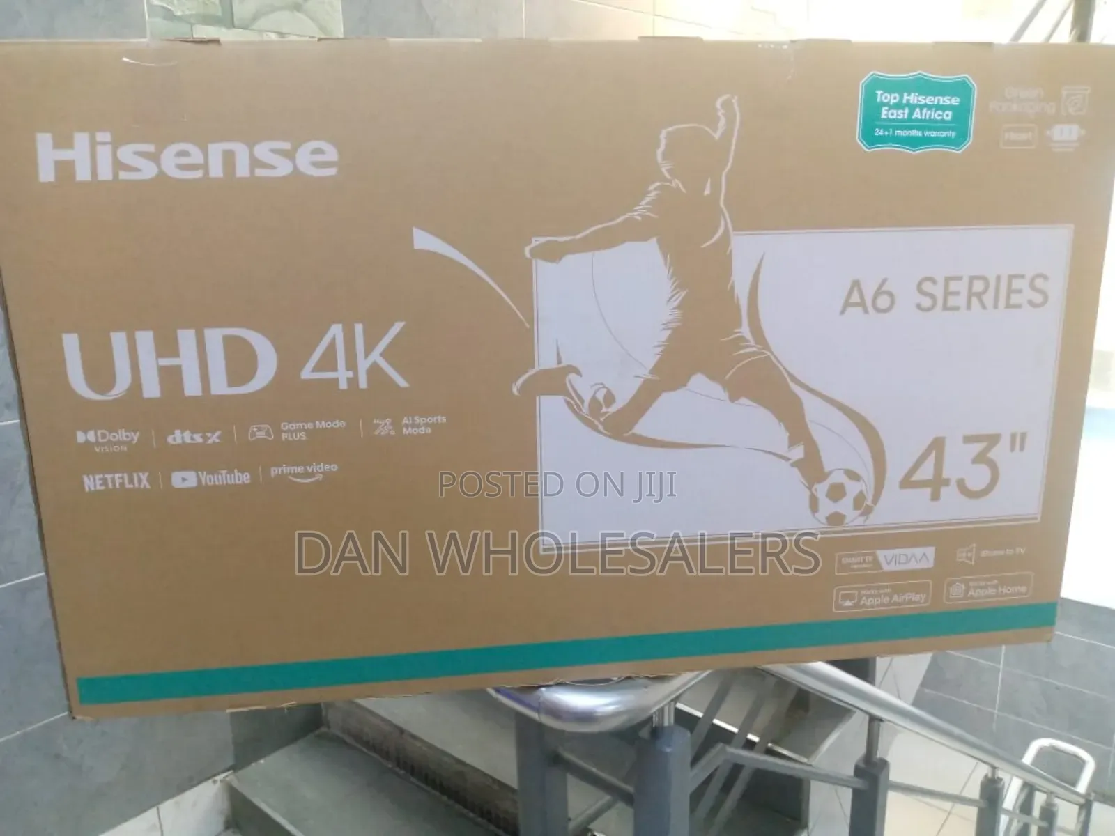 HDR-Enabled Hisense 43” Smart Tv – Wide Color Gamut