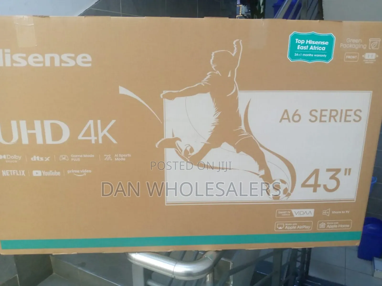 Feature-Rich Uhd Tv – Hisense 43”Screen Casting, Lan Port