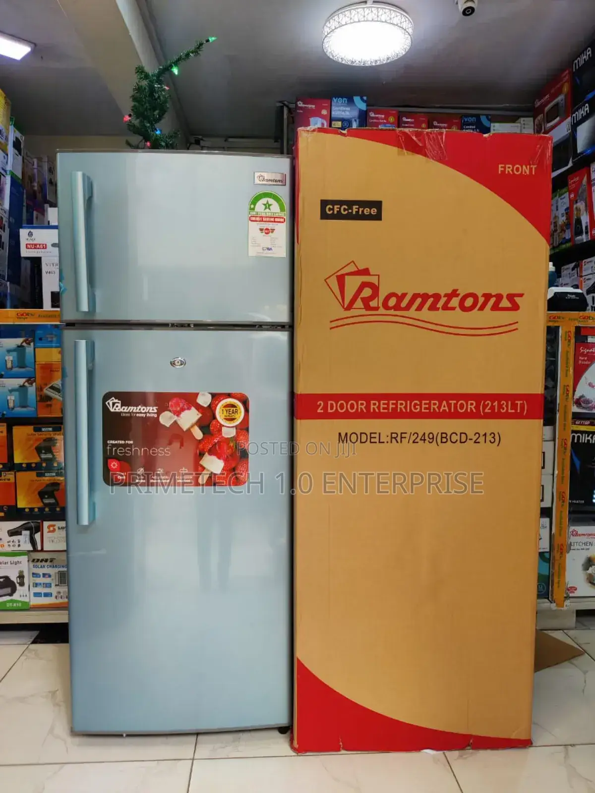 Ramton 2 Door 215l Fridge