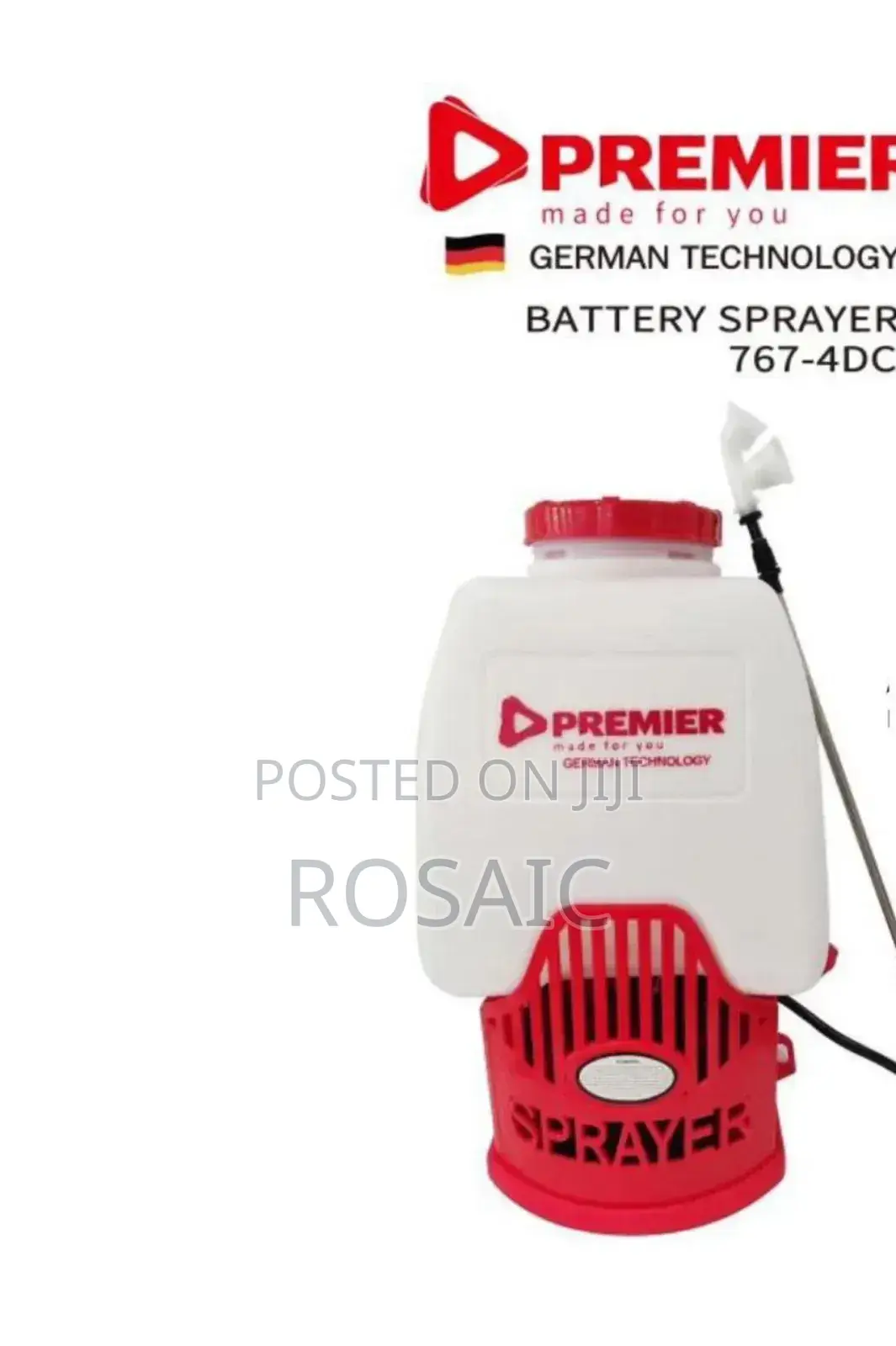 Premier 20l Battery Operated Sprayer