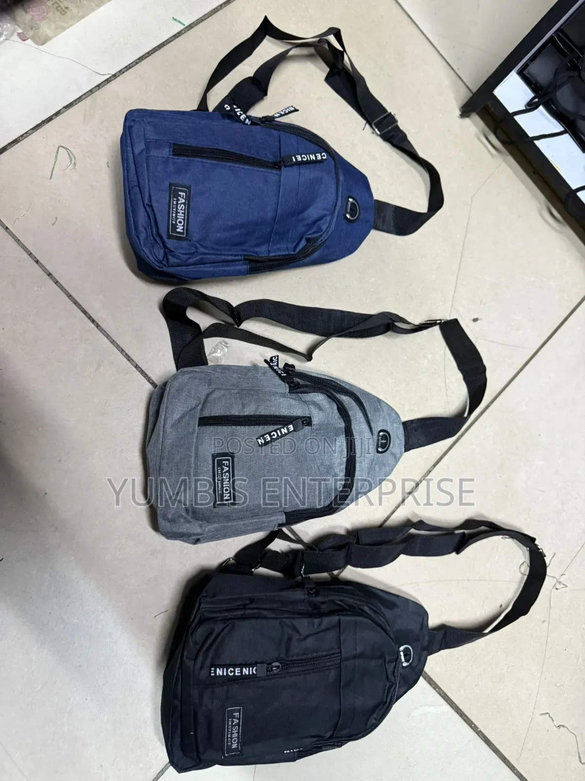 Crossbody Unisex Shoulder Chest Bag at KSH 650.In 3 Colors