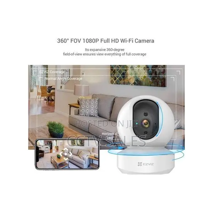 H6c Pro 1080p Ezviz Smart Home Camera With Night Vision