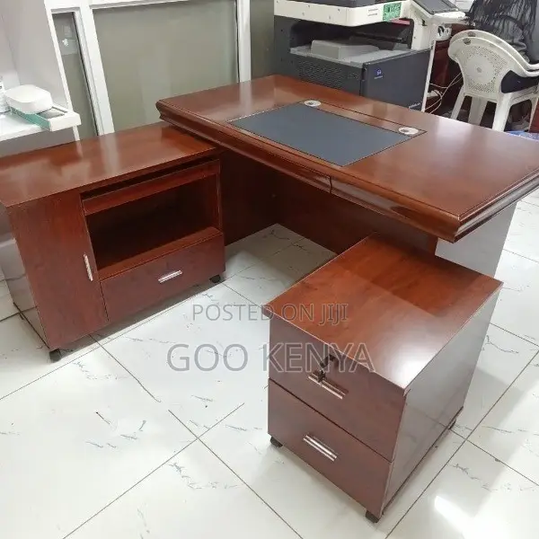 Office Desk ; 1.4meter L-Shaped Executive Office Desk