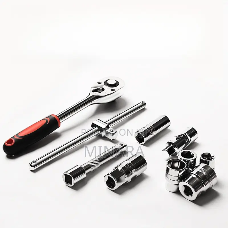 32 Pcs, 1/2" Drive Sockets Wrench Set, Auto Repair Tools