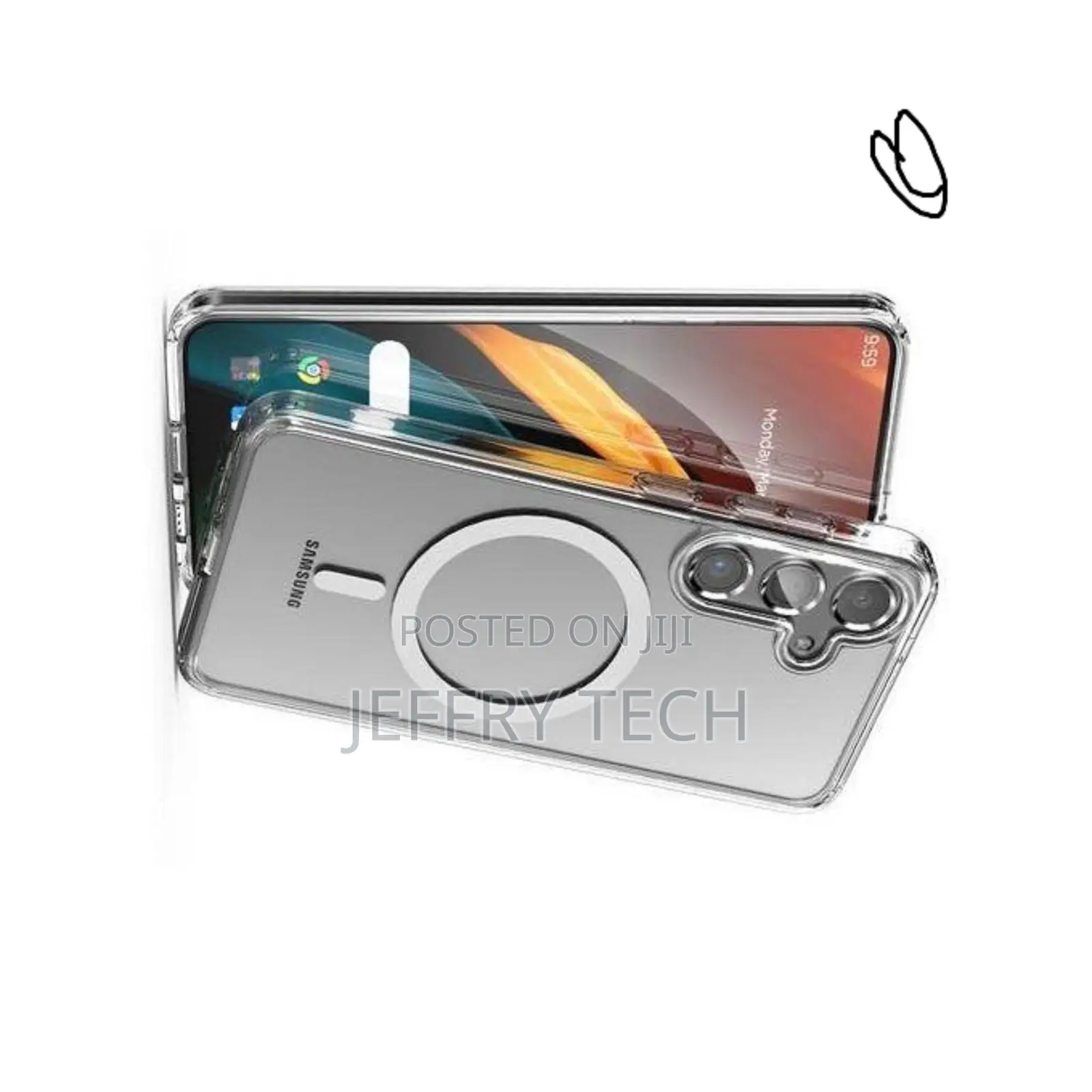 Weart Samsung Galaxy S24 + Crystal Clear Magsafe Case/Cover