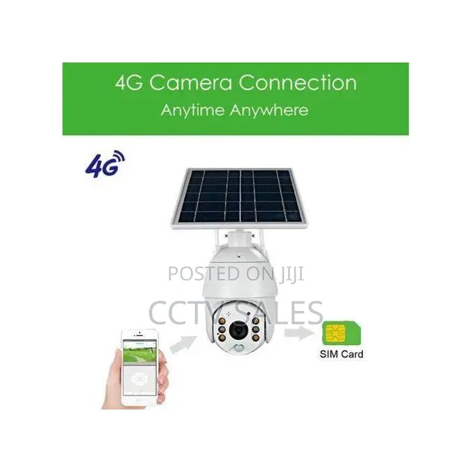 4g Ubox Solar Energy Alert PTZ Camera With Backup Batteries