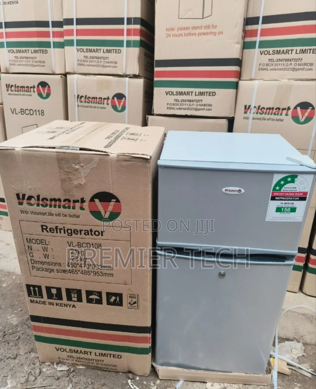 Volsmart 198litres Double Door