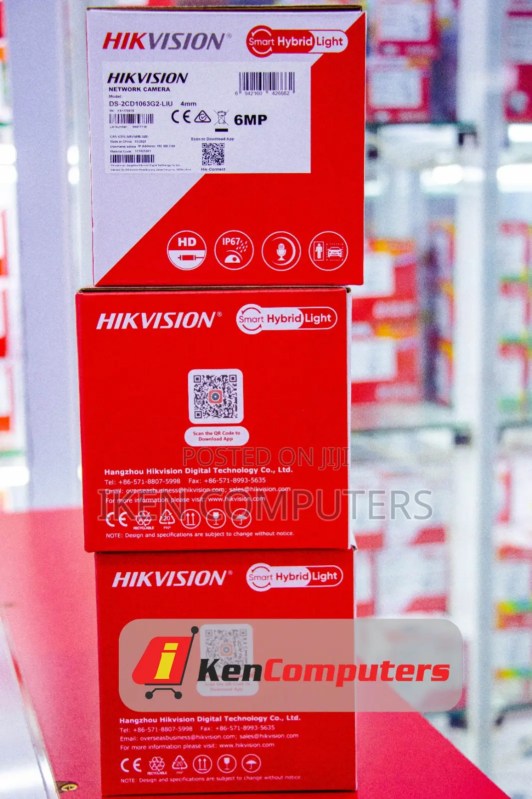Hikvision 6mp Smarthybrid Bullet Camera(Ds-2cd1063g2-Liu)