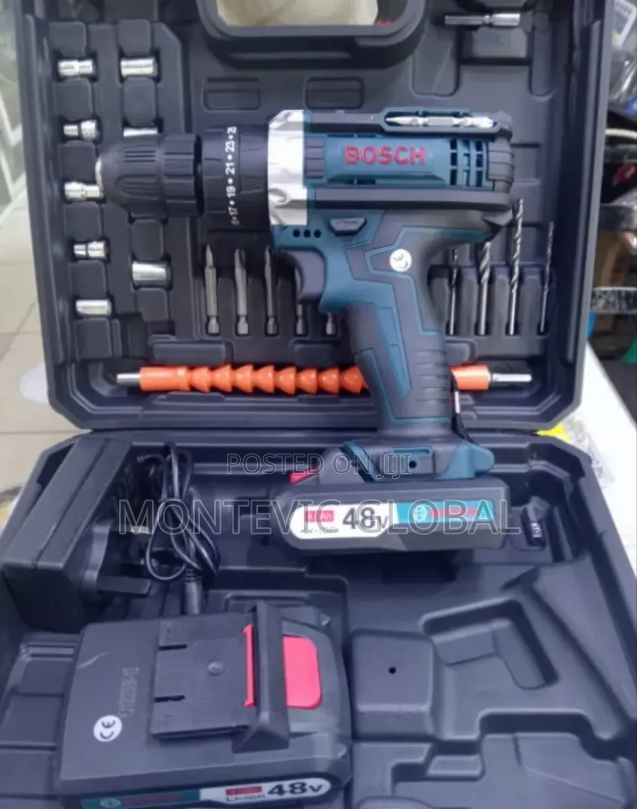Original Bosch Cordless Drill With 2lithium Batteries