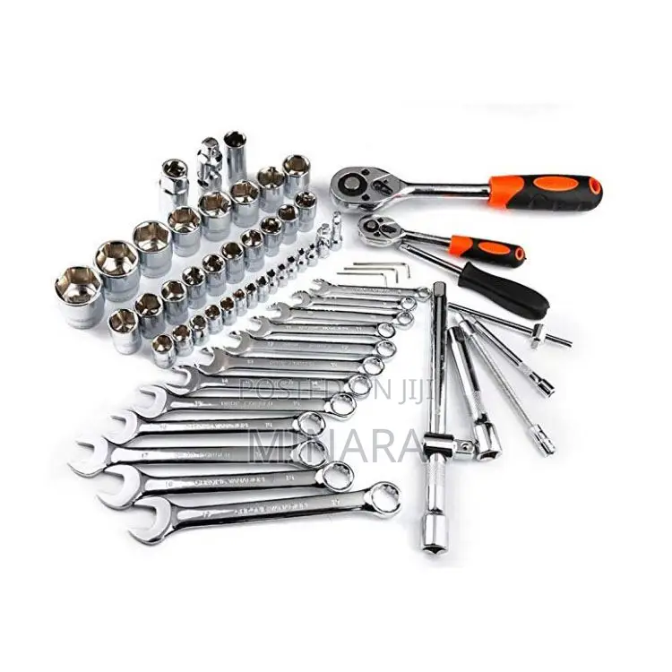 61 Pcs, Socket Wrench Set, Auto Repair Tool Kit