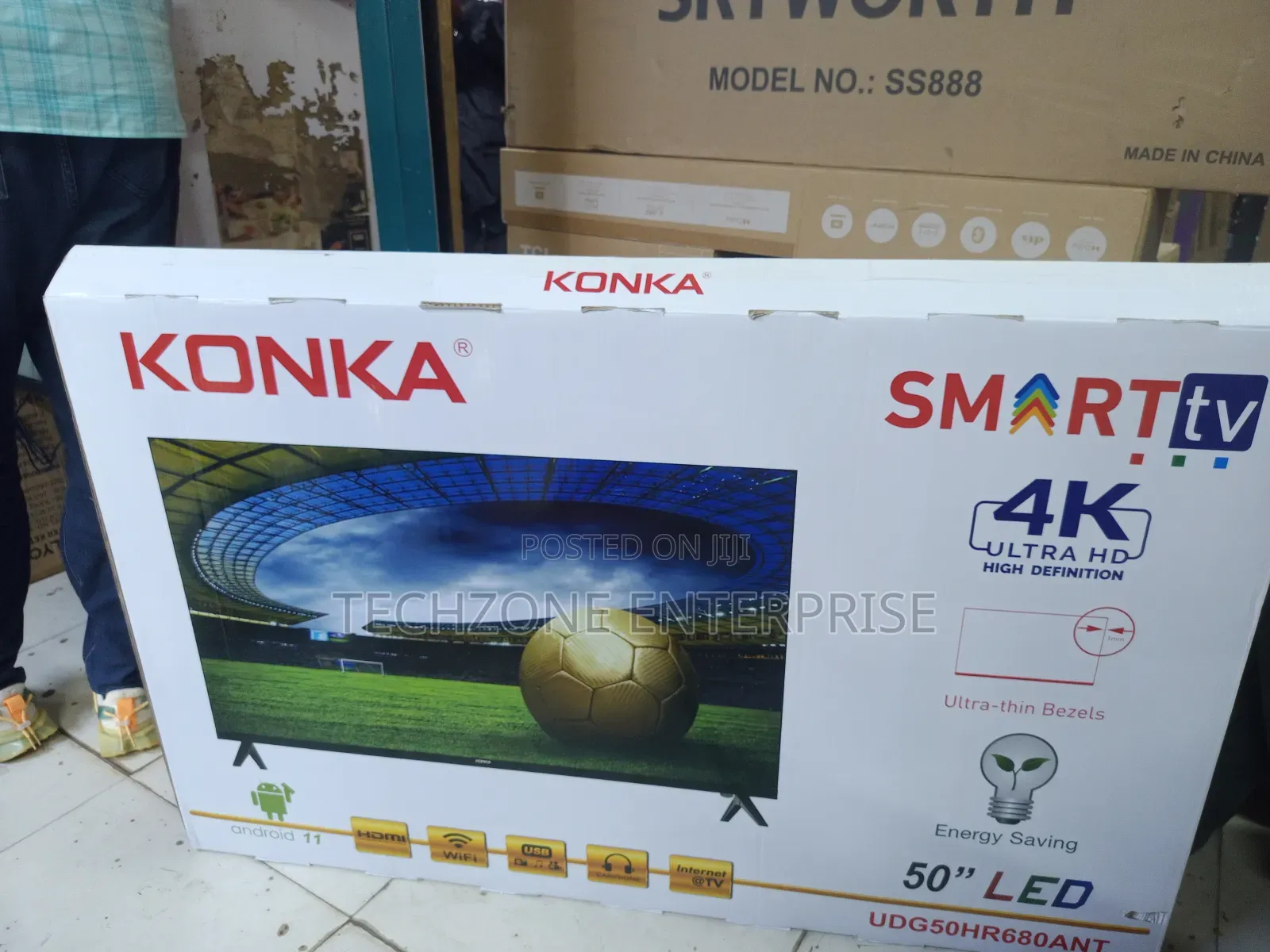 Konka 50-Inch Android Smart Tv Audio Immersive 