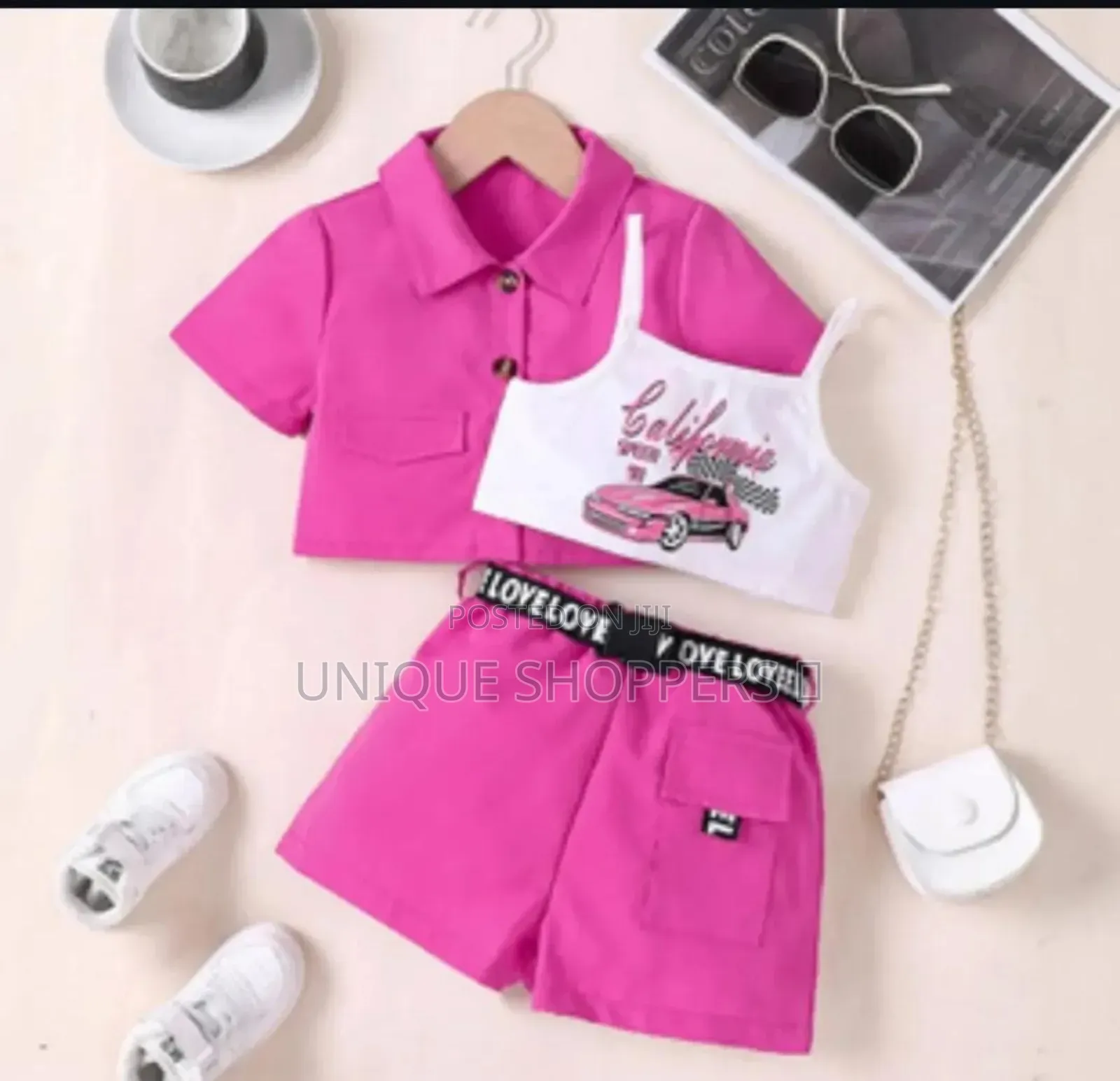 *3 Piece Summer Girls Short Outfit*  *Code:Mu 068*