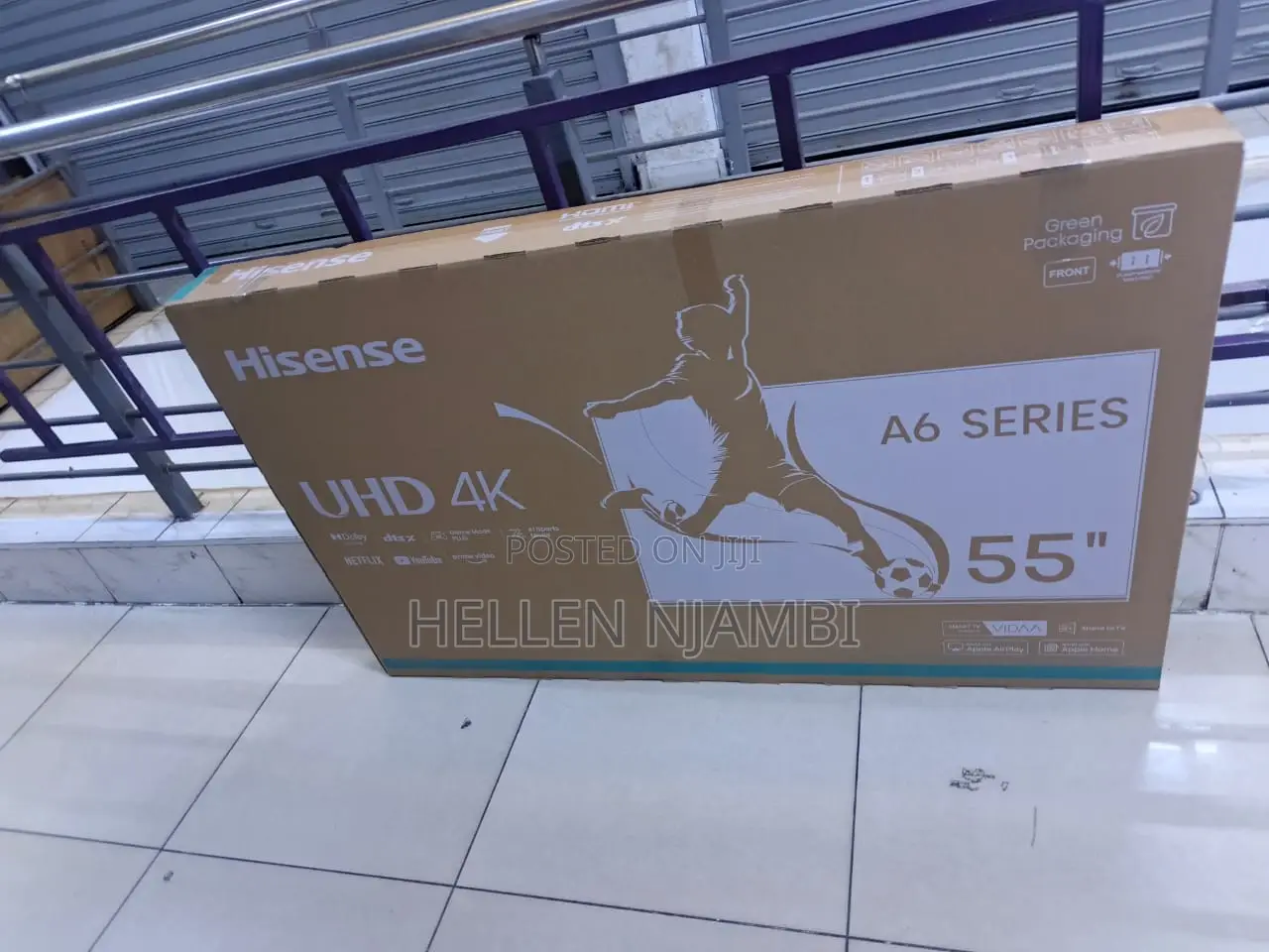 55" Hisense A6 Uhd Smart Frameless Tv