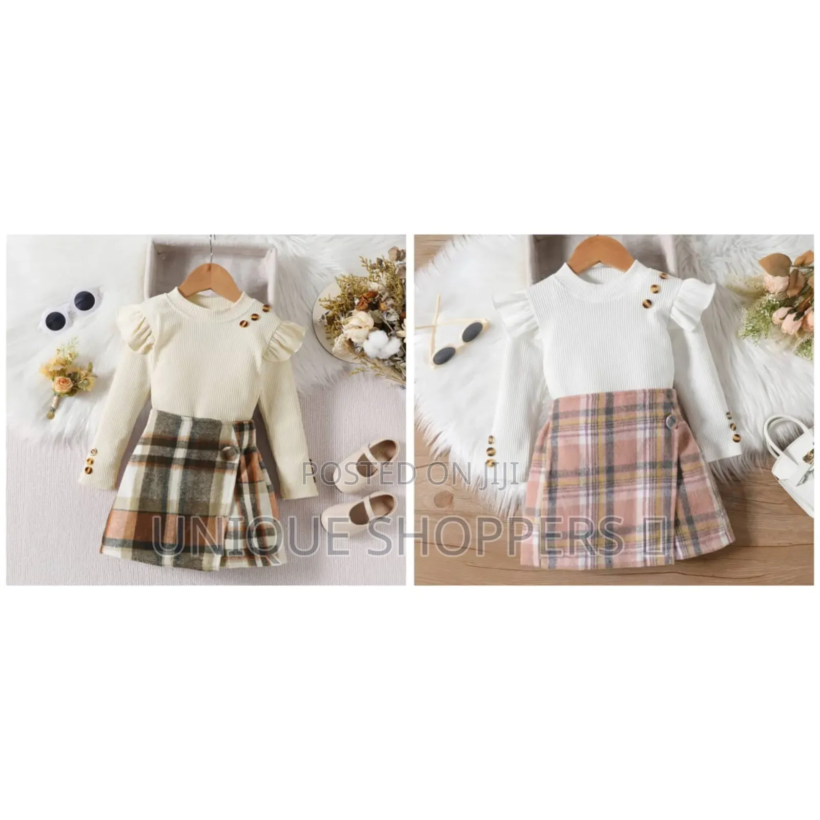 *2 Piece Girls Fancy Skirt Set*