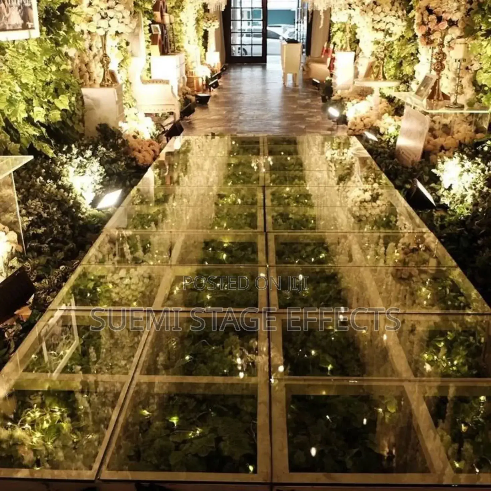 Elegant Glass Dance Floor for Weddings – For Hire