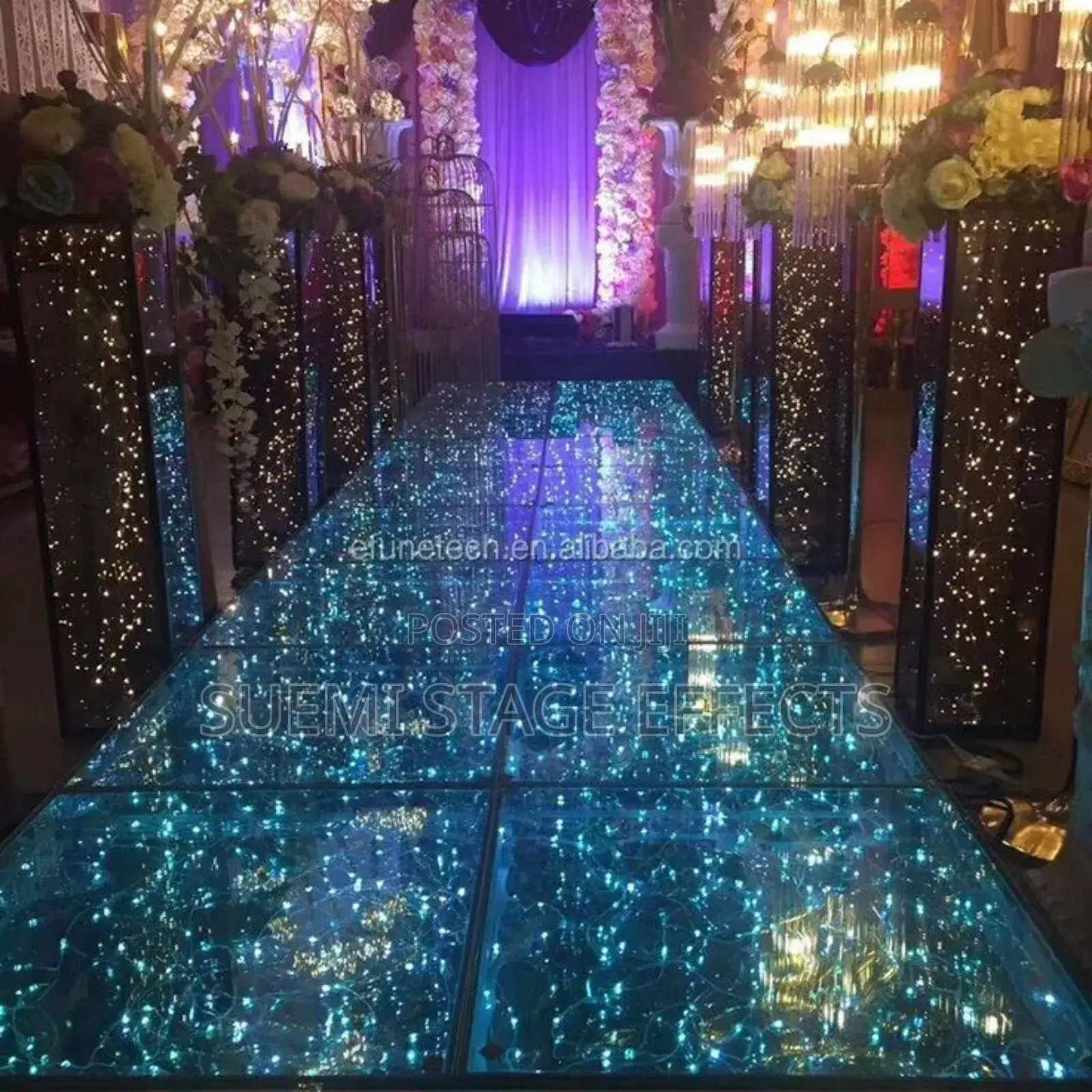 Elegant Glass Dance Floor for Weddings – For Hire