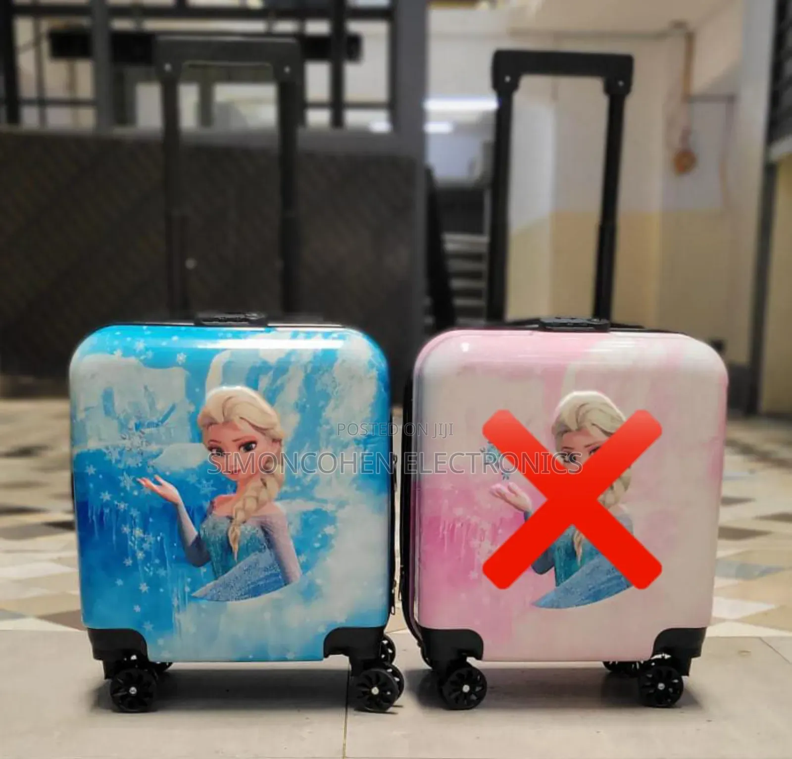 Cartoon Themed Fibre Suitcase