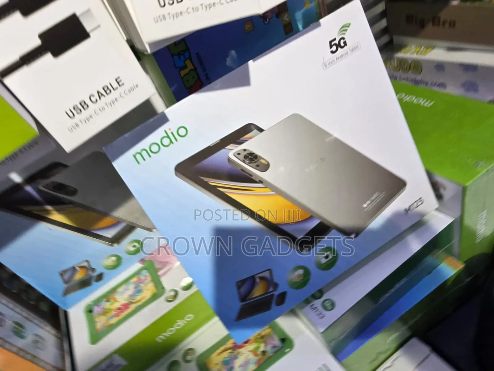 Modio M123 8" 5g Tablet With Android 14 Accessories