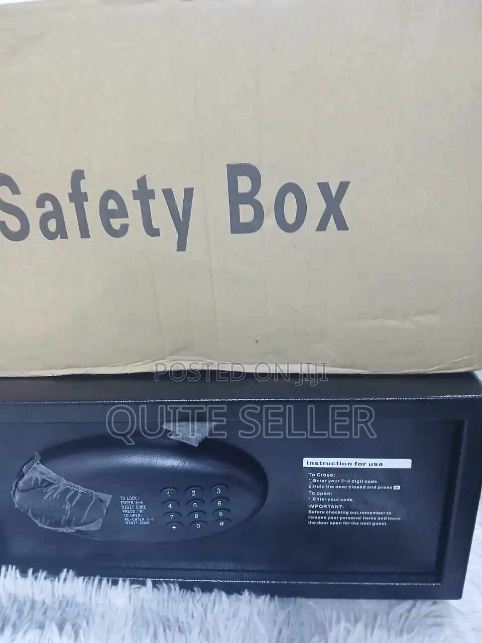 Fireproof Electronic Safe Box Lock Security Safe Deposit Box