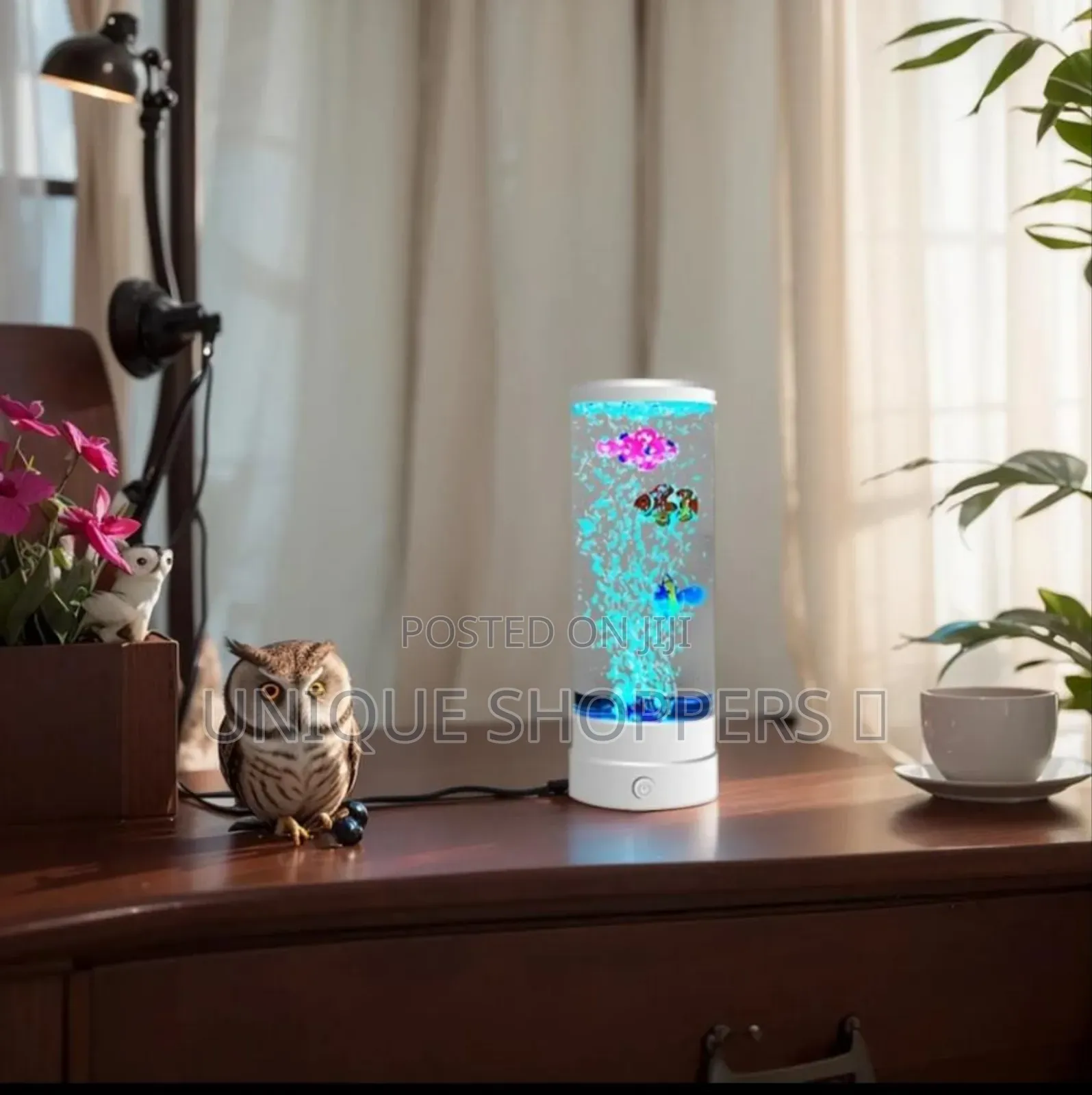 Led Bubble Fish Lamp Decorl*1.5 Liters Capacity* Multi Color