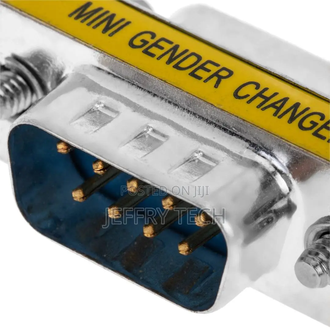Serial Adapter With Db9 Connector Male One Side and Female