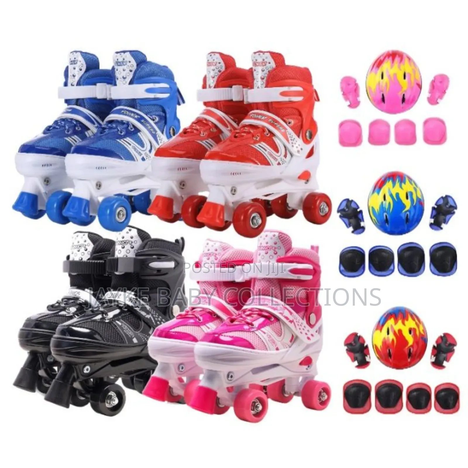 Double Row Adjustable Roller Skates for Kids Teens