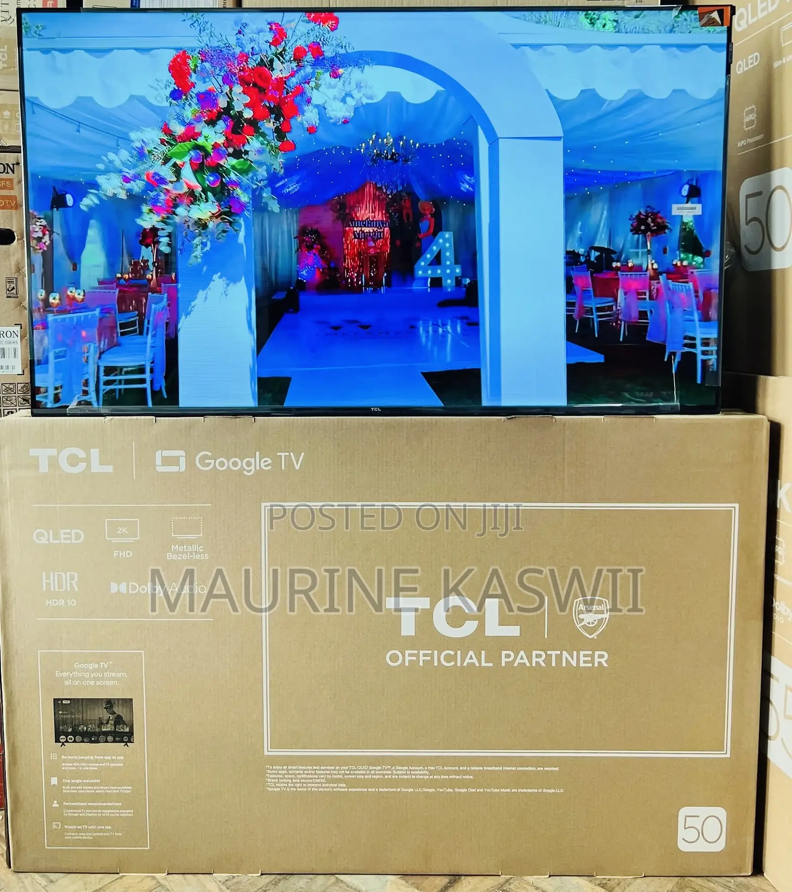 TCL 50”Qled Google Resolution 50s5k