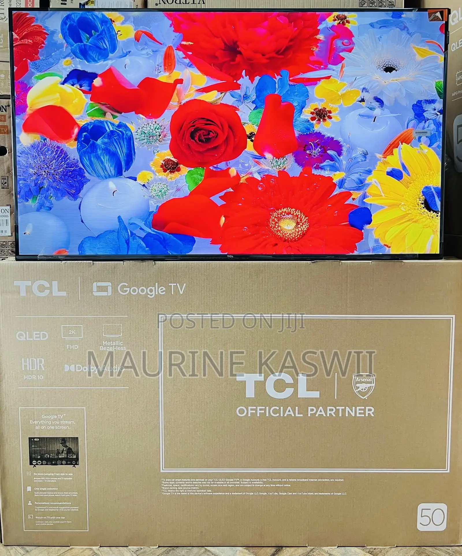 TCL 50”Qled Google Resolution 50s5k