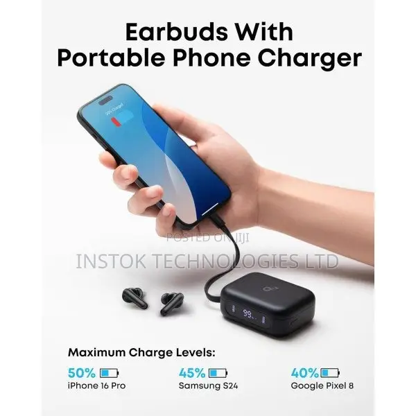Anker Soundcore P41i Earbuds With Portable Phone Charger