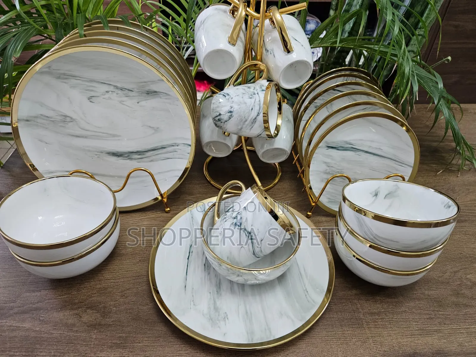 Ceramic God Dinner Set- 24 Pieces