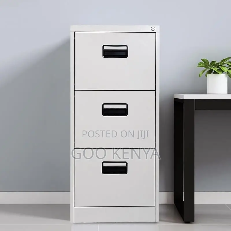 Office Cabinet ; 3-Drawer Steel File Cabinet