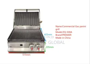 Commercial Gas Panini Grill