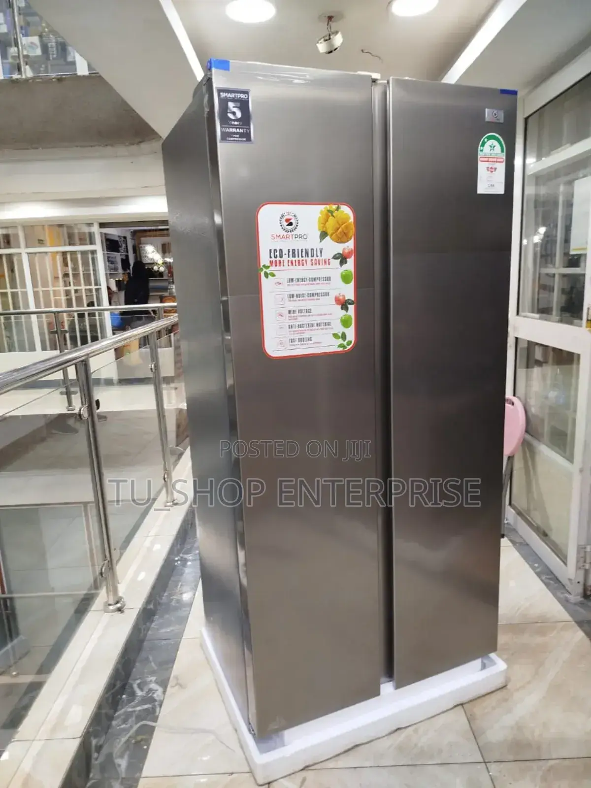 *Smartpro Side by Side Fridge SFR-560-SBS-A