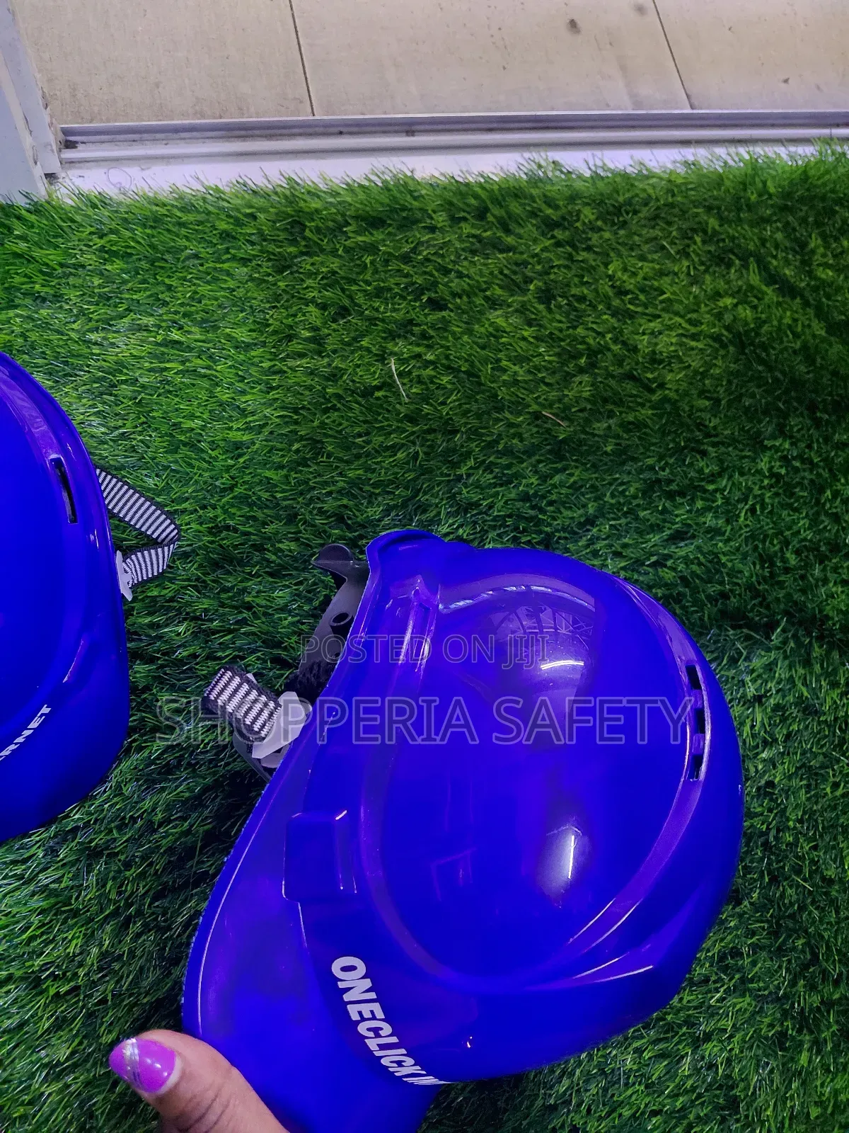 Blue Blue Adjustable Helmet