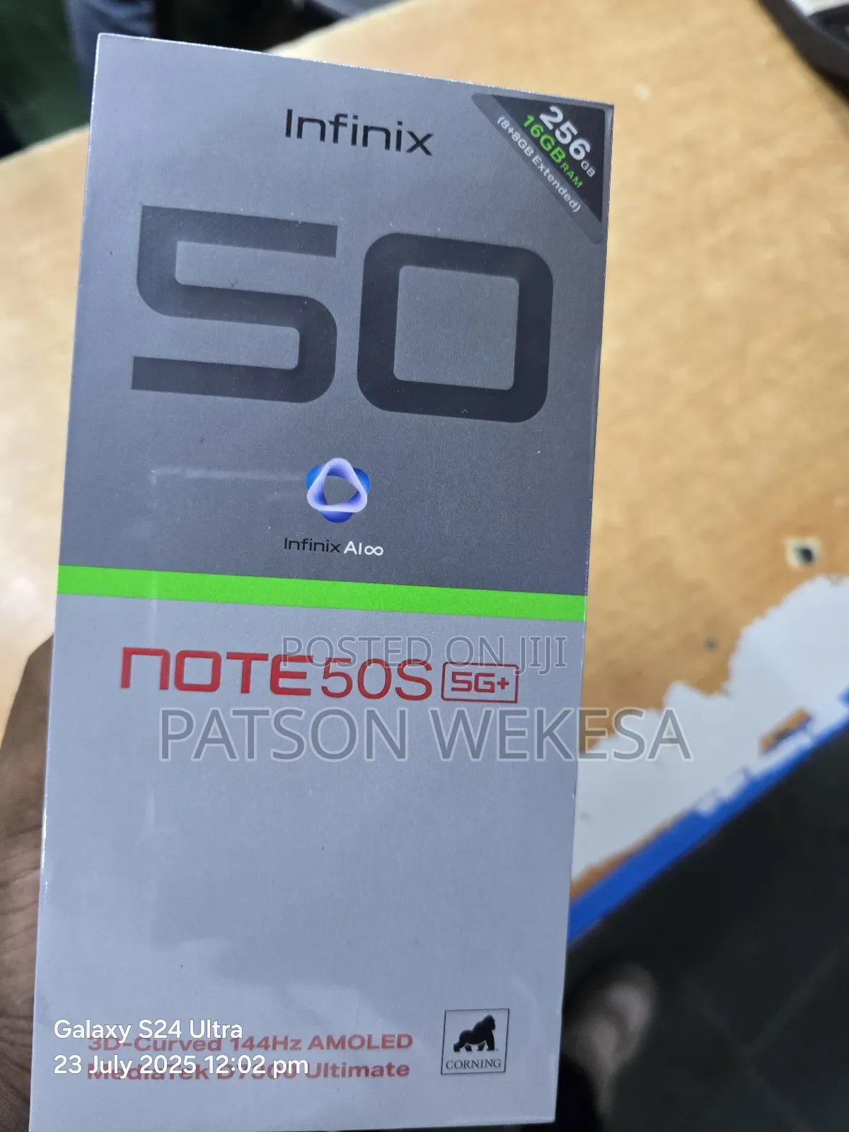 New Infinix Note 50s 256 GB