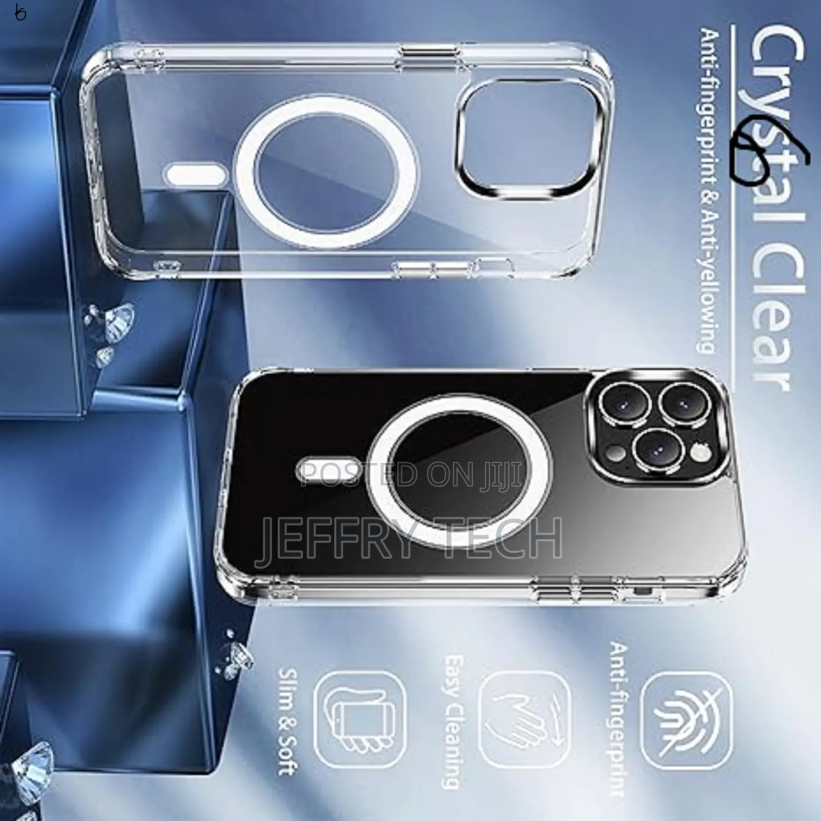 Tedazo Clear for iPhone Xr Case With Magsafe Anti-Yellow