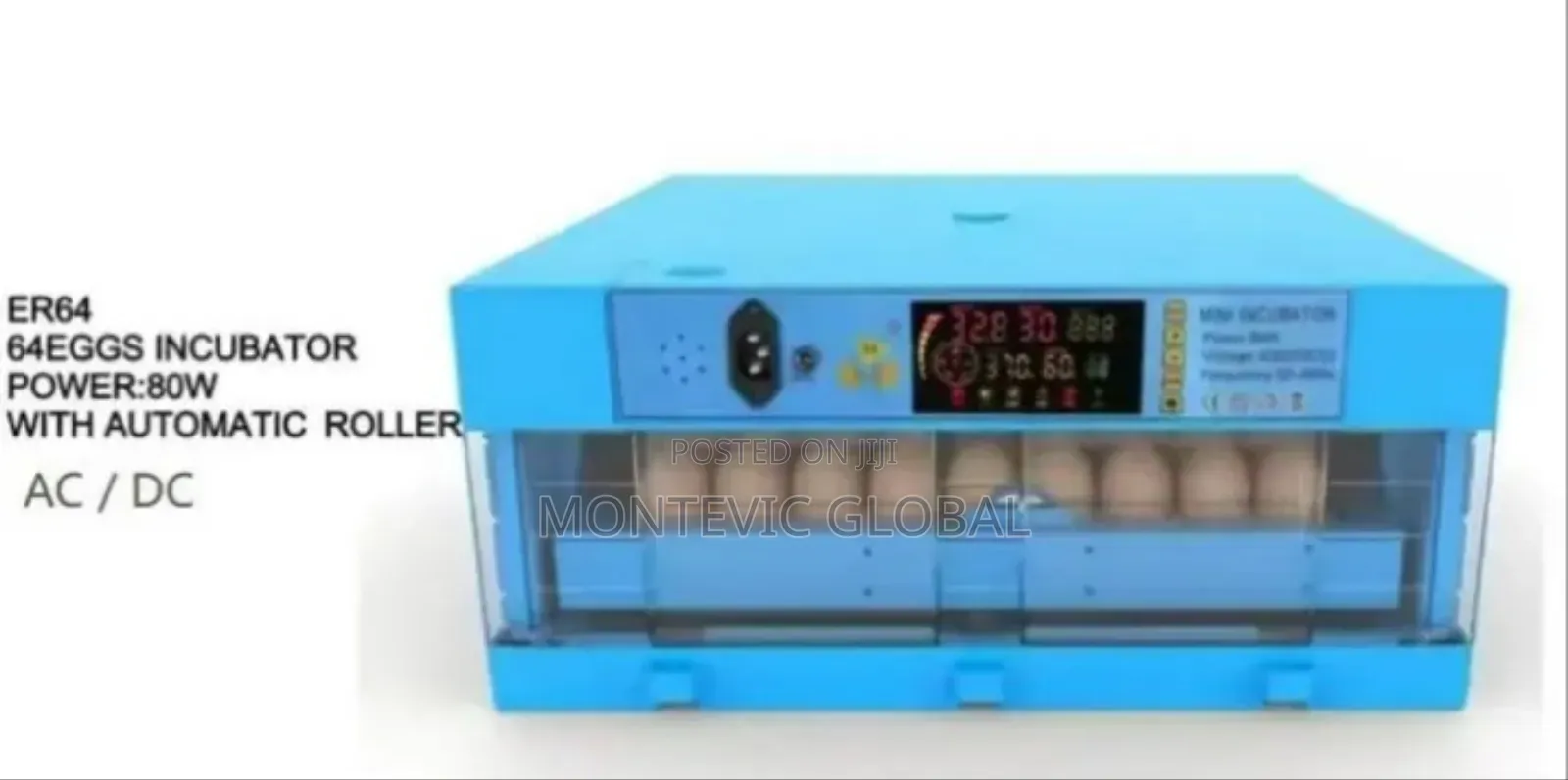 Imported 64eggs Incubator With Automatic Turning