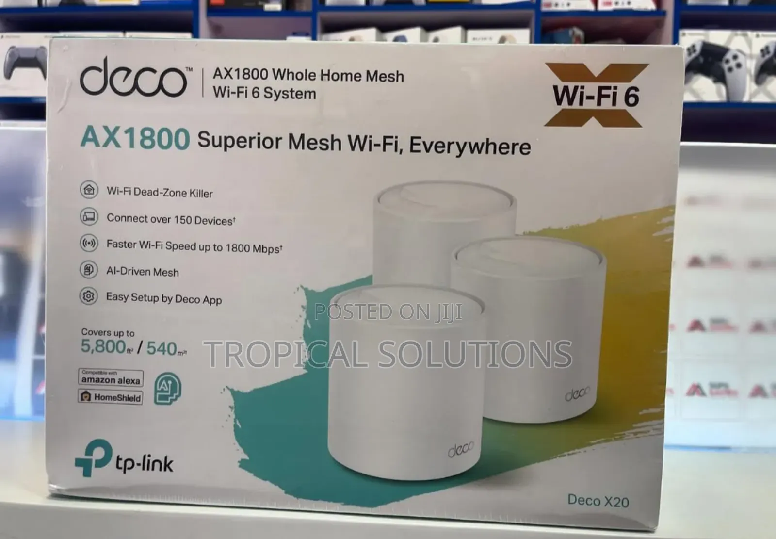 Tp-Link Deco X20 Wifi 6 (3 Pack) Ax1800 Tl-Deco X20