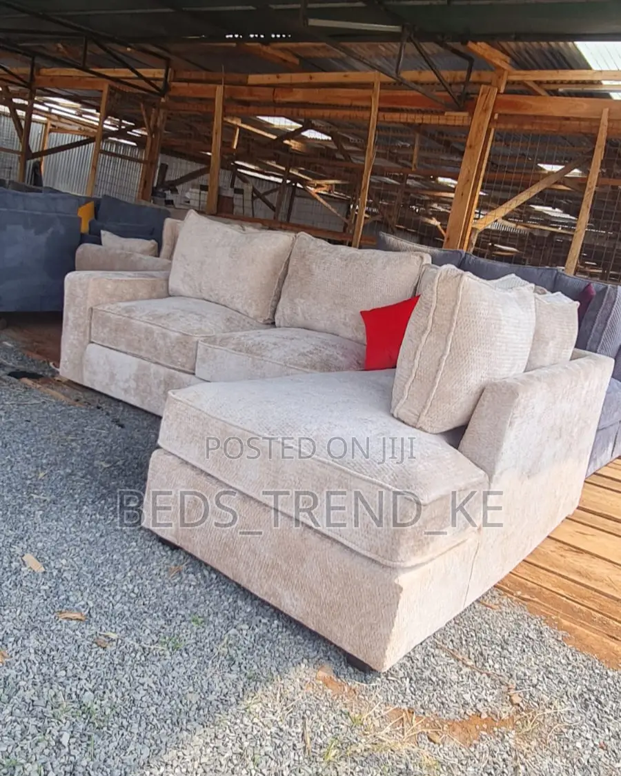 Executive Cushy 6 Seater L Seat + Free Throw Pillows
