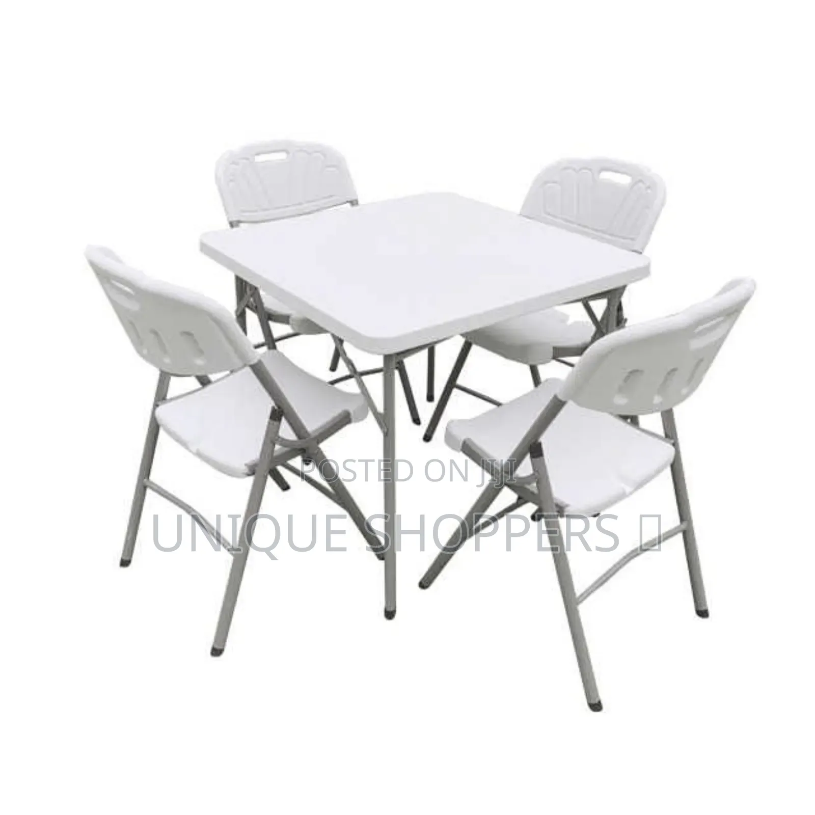 Moulded Plastic Foldable Table in Square at 13000 (Table Only)