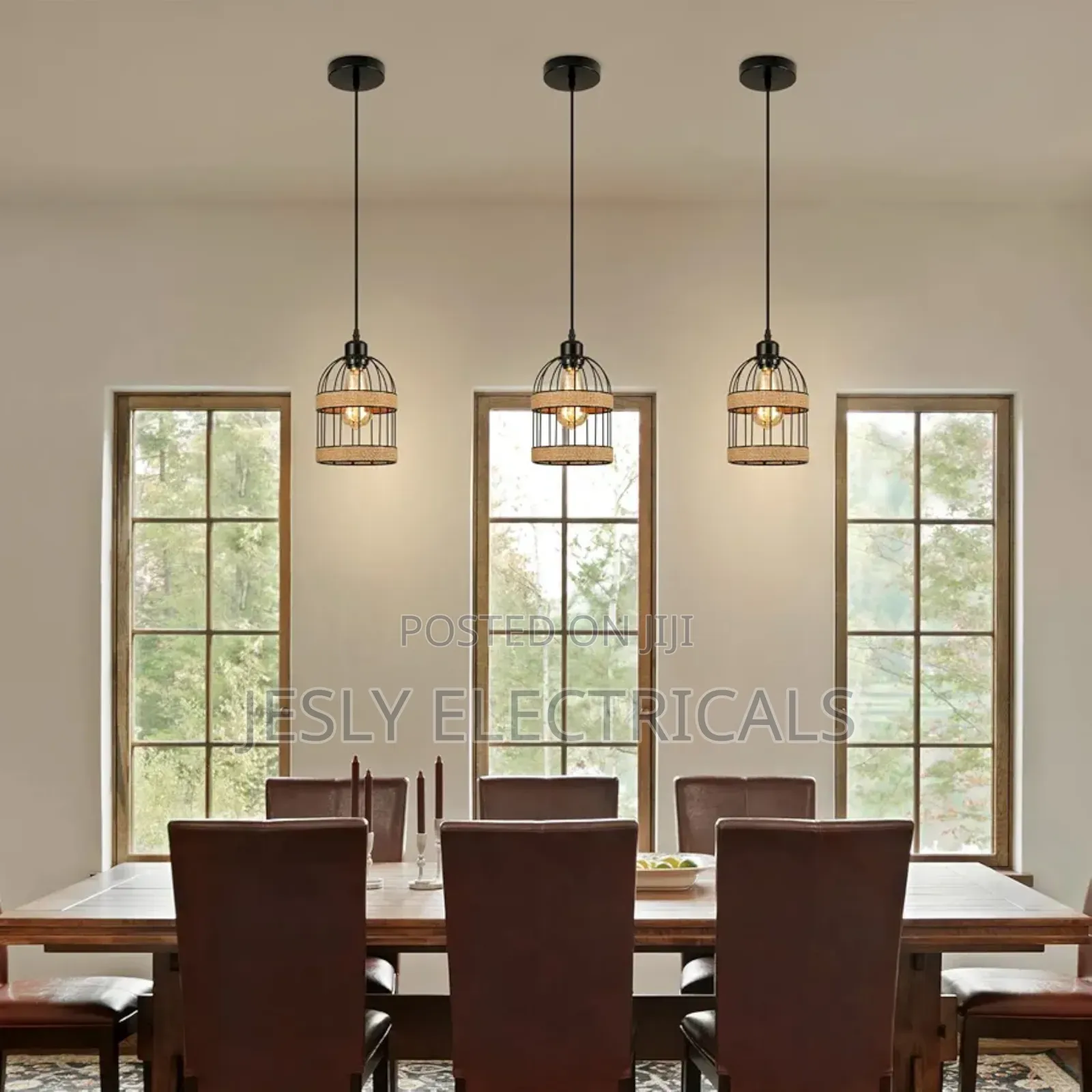 Rattan Pentant Light