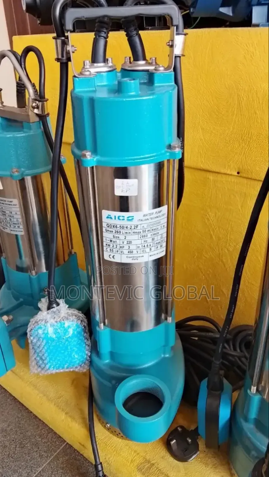 Aico 3hp Submersible Water Pump 3phase