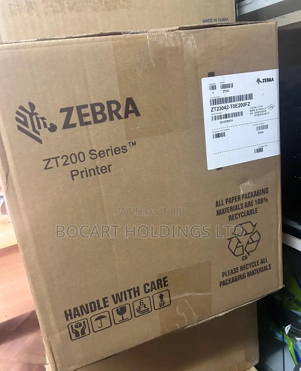 Zebra Industrial Barcode Label Printer Zt230