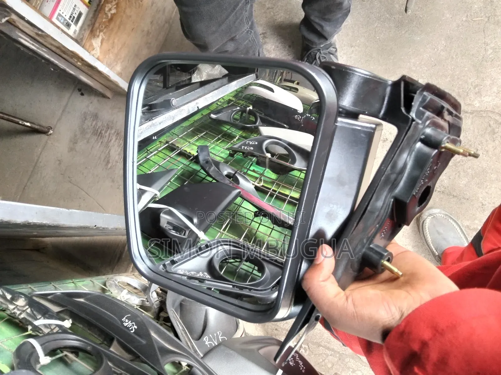 Toyota Hiace 7l(Box) Complete Side Mirror