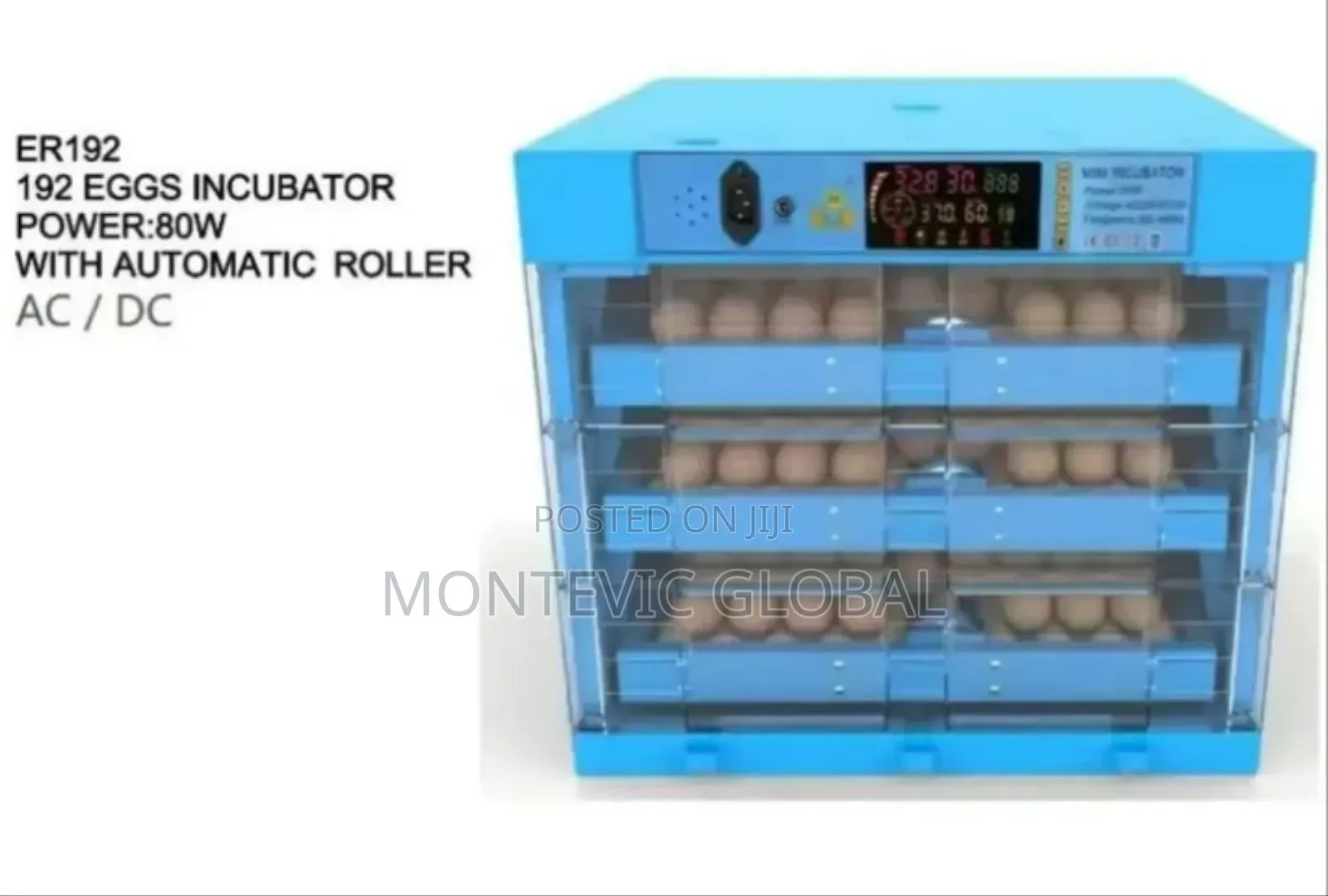 192eggs Incubator With Automatic Roller