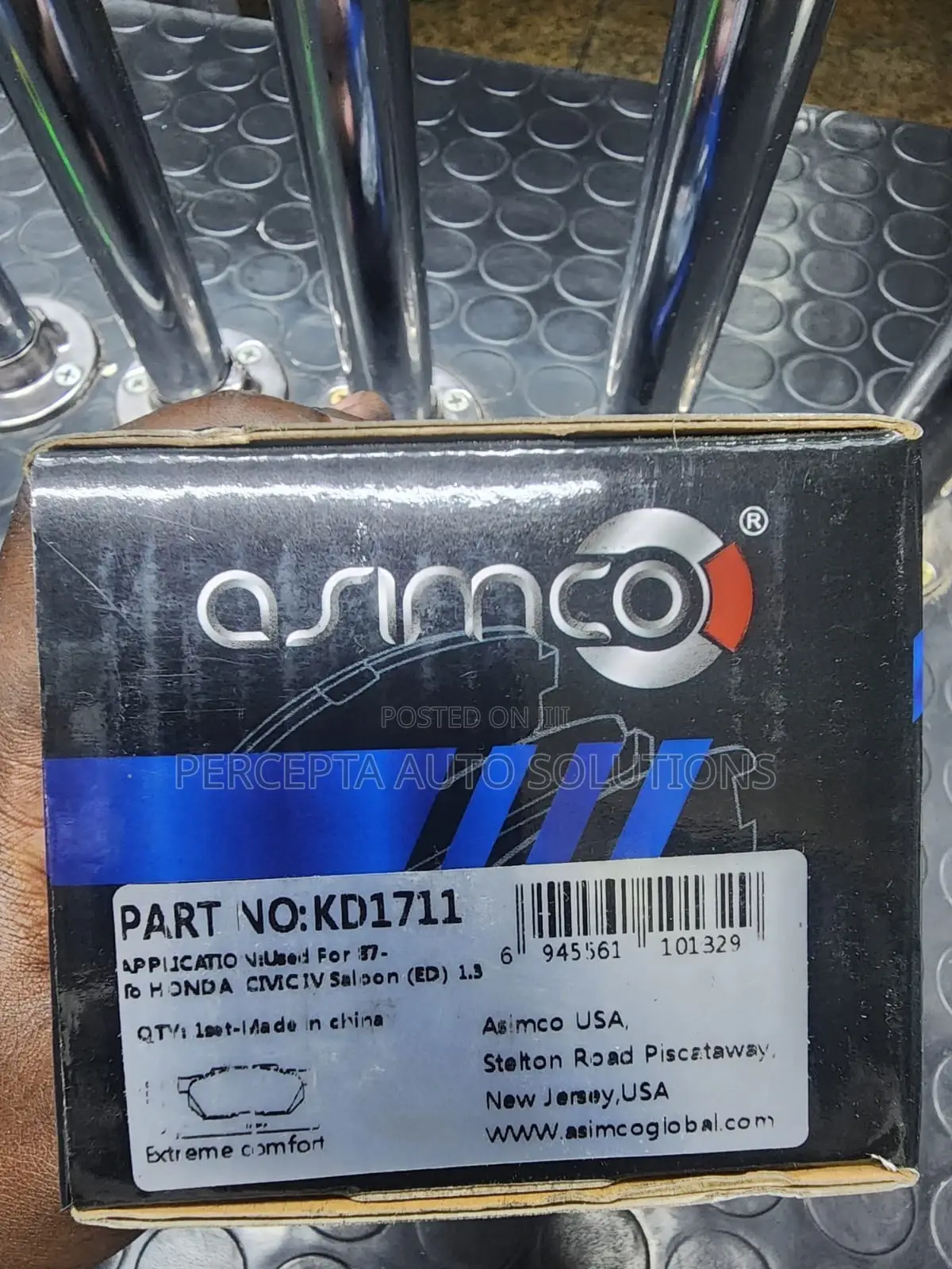Honda Fit(Gd1/Gd2), Civic, Ballade, Aria, Life Front Brake Pads Kd1711