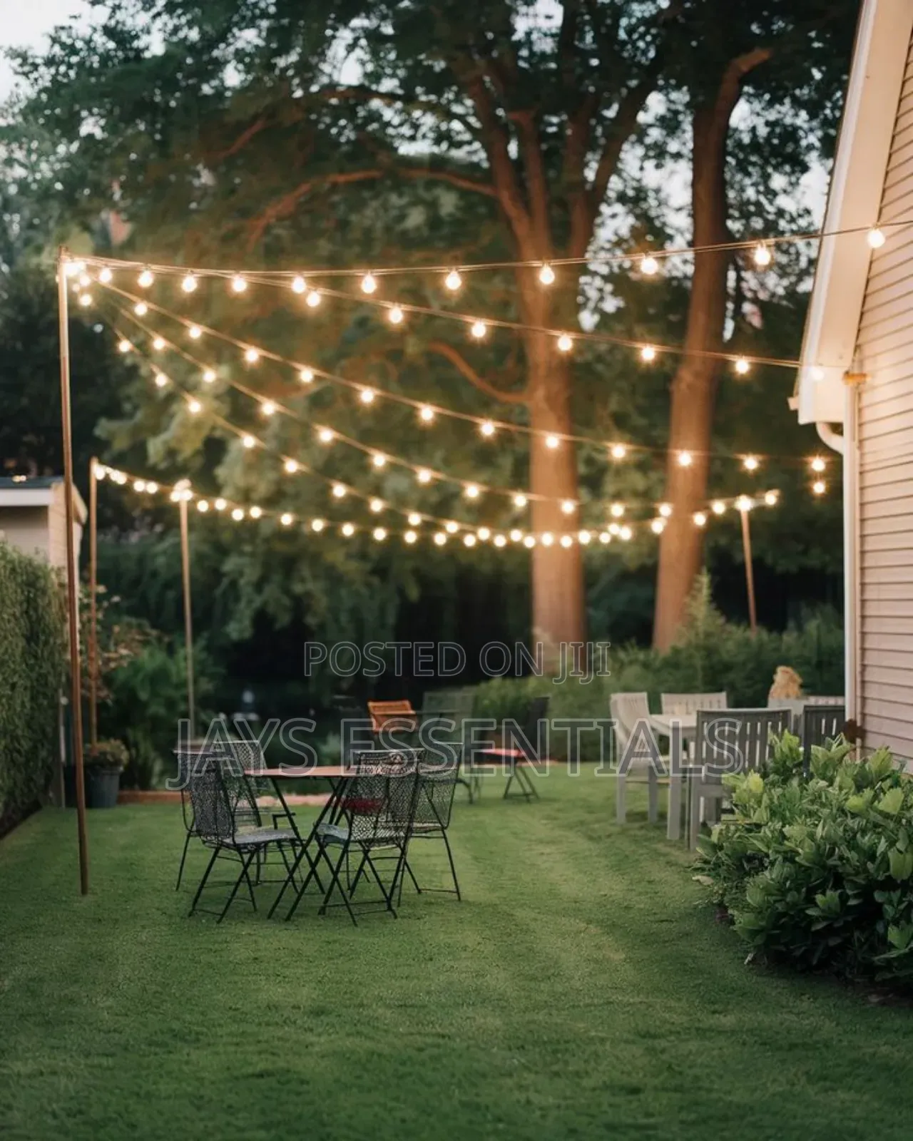 50m Outdoor Festoon Lights (50 Bulbs)