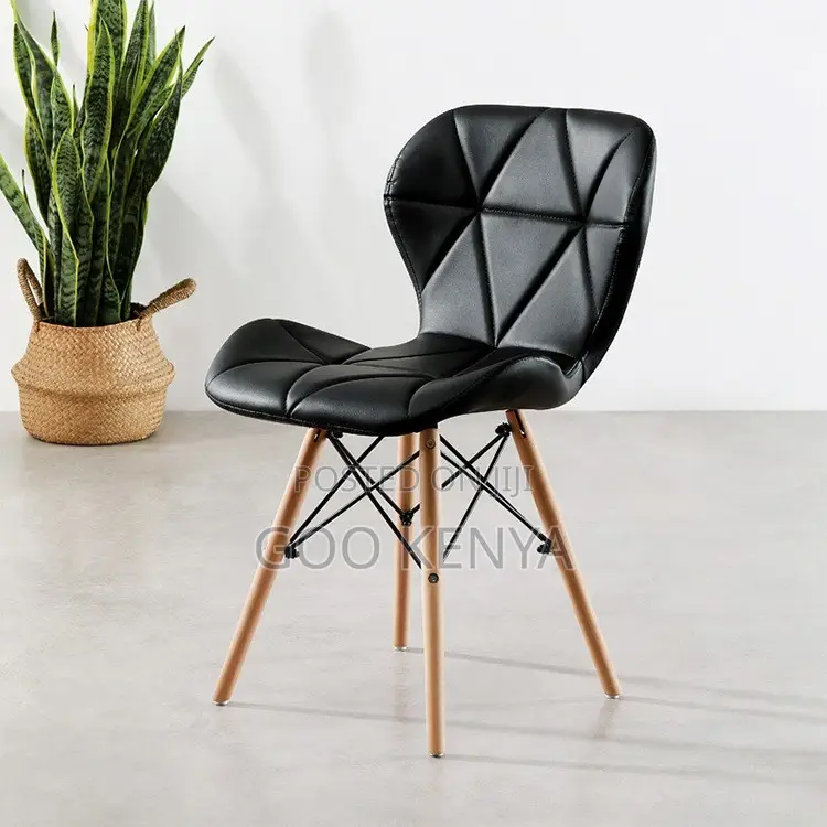 Dining Chair ; Leather Armless Set Executive Home Chair
